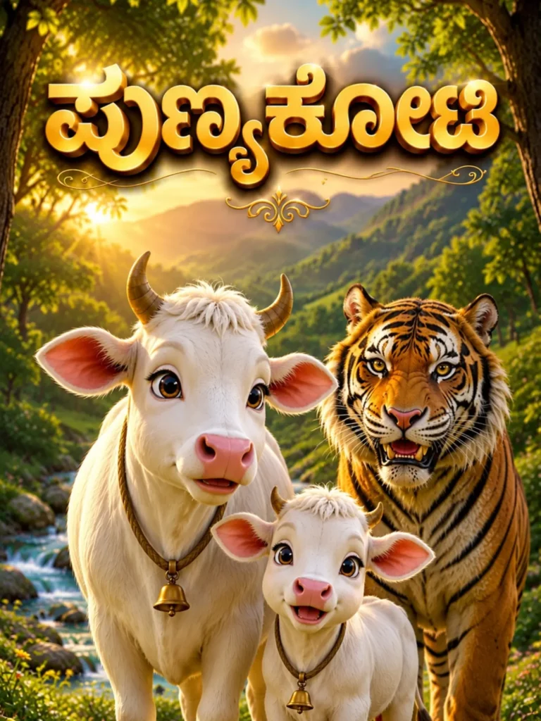ಕೊಟ್ಟ ಮಾತು ಕಾಯ್ದ ಸತ್ಯವಂತ ಹಸು 'ಪುಣ್ಯಕೋಟಿ'...