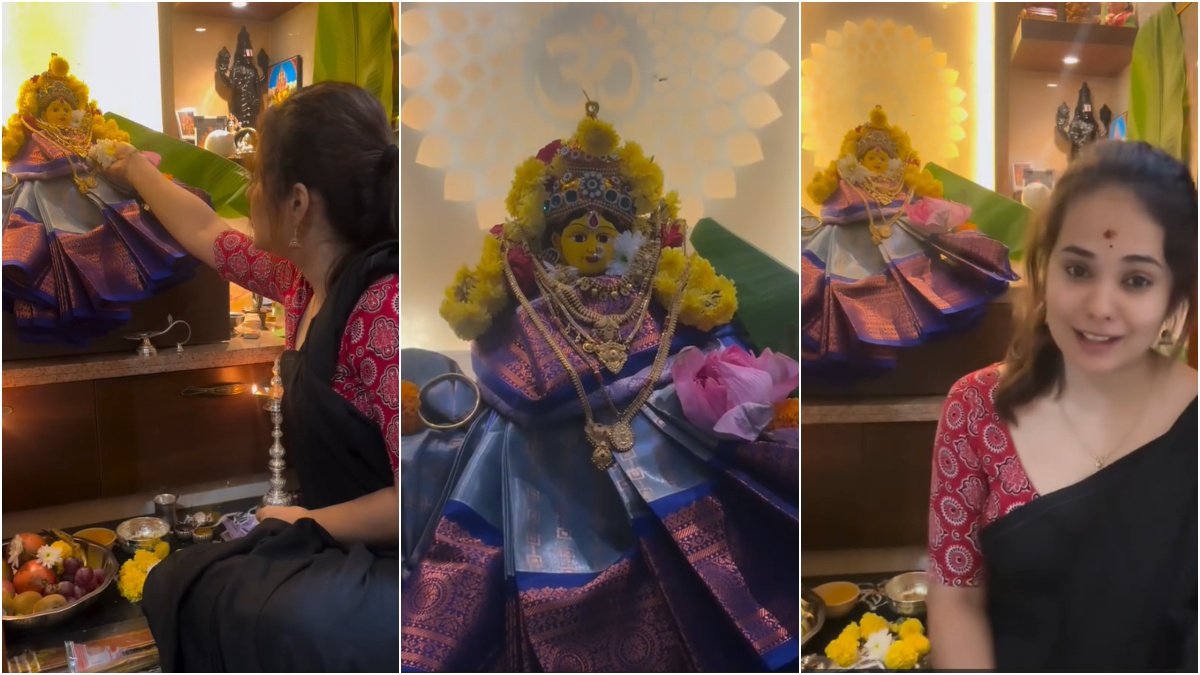 ಯೂಟ್ಯೂಬ್, ಚಾಟ್ ಜಿಪಿಟಿ ನೋಡಿ ವರಮಹಾಲಕ್ಷ್ಮಿ ಪೂಜೆ ಮಾಡಿದ ಅಭಿಜ್ಞಾ