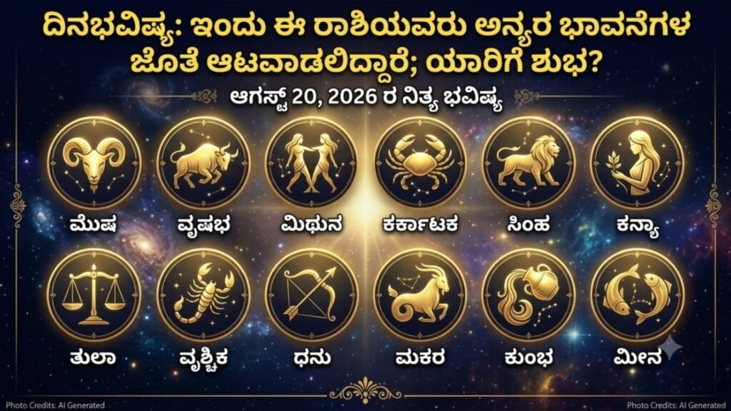 ಇಂದು ಈ ರಾಶಿಯವರು ಅನ್ಯರ ಭಾವನೆಗಳ ಜೊತೆ ಆಟವಾಡಲಿದ್ದಾರೆ...