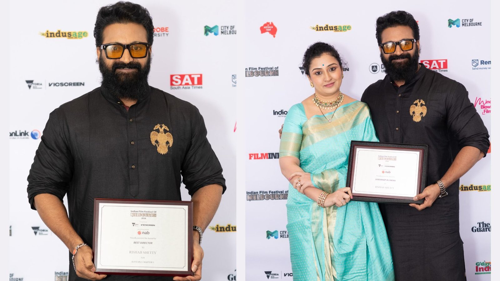 ಮೆಲ್ಬೋರ್ನ್ ಫಿಲ್ಮ್ ಫೆಸ್ಟಿವಲ್ನಲ್ಲಿ ರಿಷಬ್ ಶೆಟ್ಟಿ ಜಯಭೇರಿ...