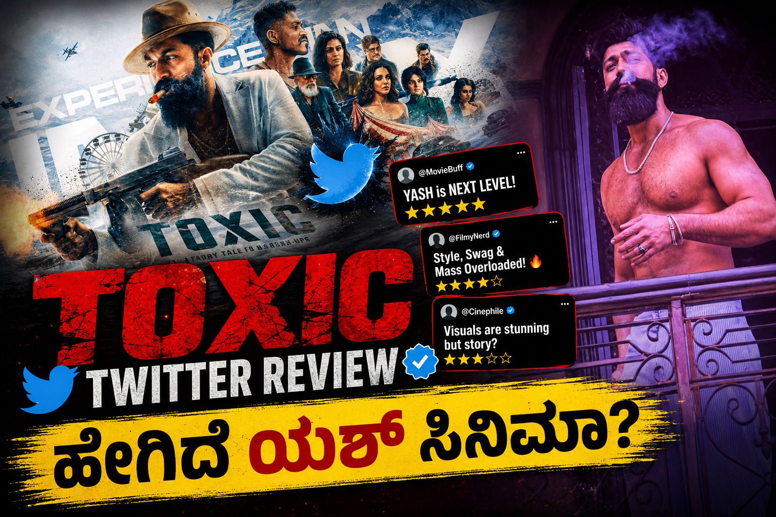 Yash, Kiara Advani, Nayanthara starrer Toxic movie twitter review