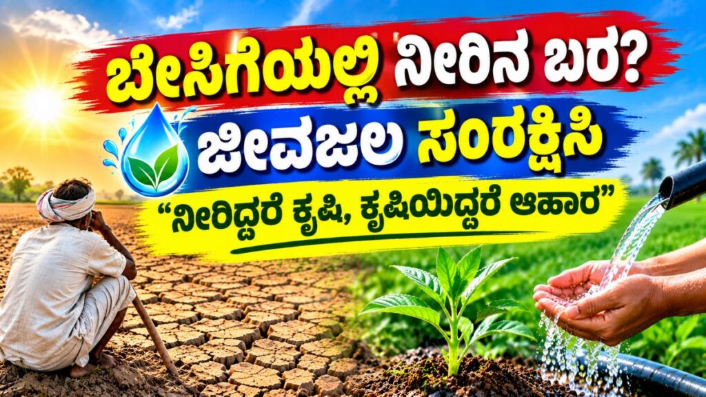 Save Water For Summer: Karnataka Agriculture Crisis: Poor Rainfall Raises Summer Water Concerns