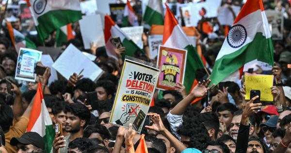 Image of CJP protest in Delhi