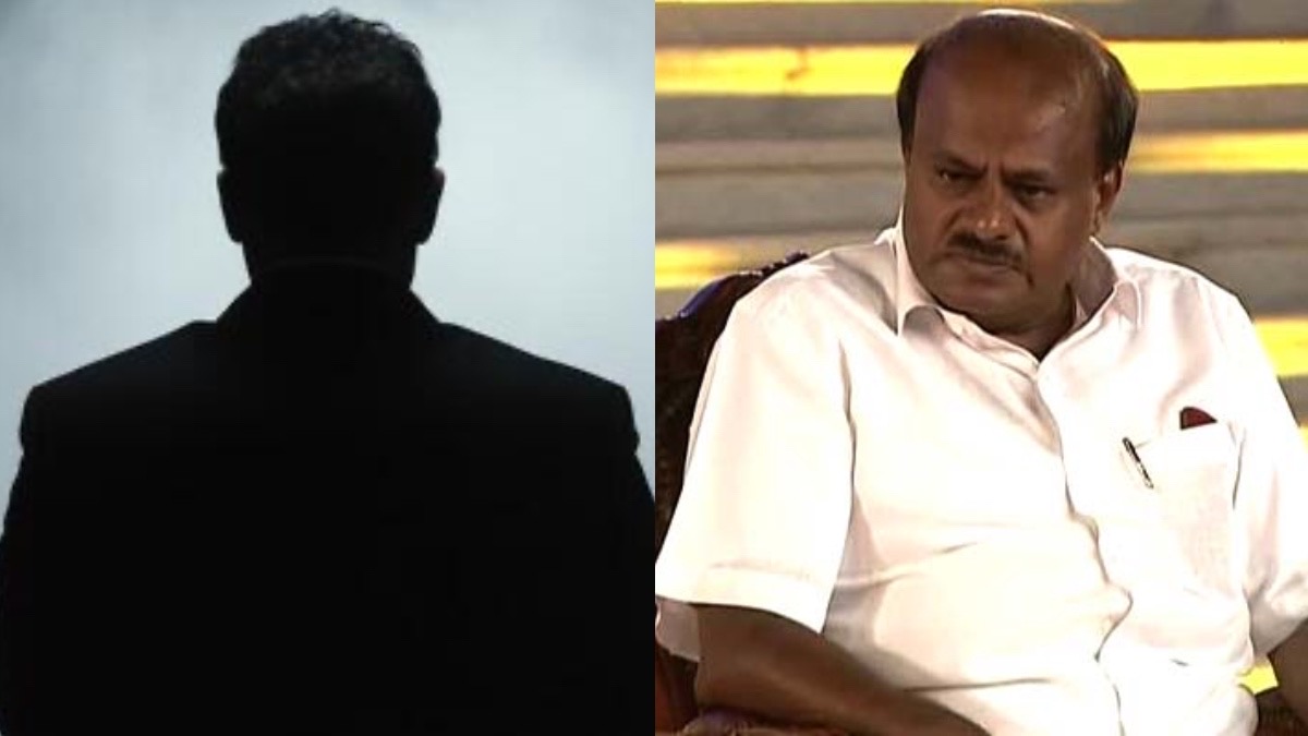 Image of HD Kumaraswamy about Sting operation