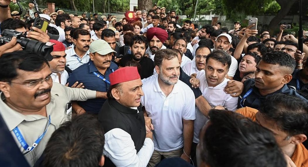 Image of INDIA Protest against CEC