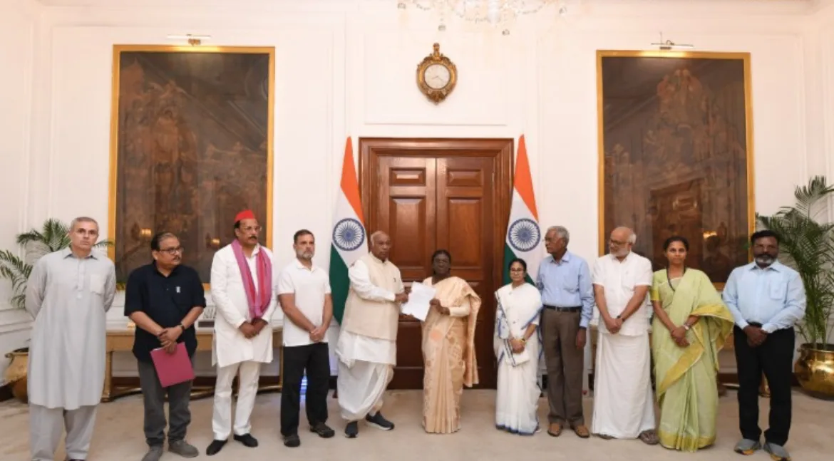 Image of INDIA alliance leaders