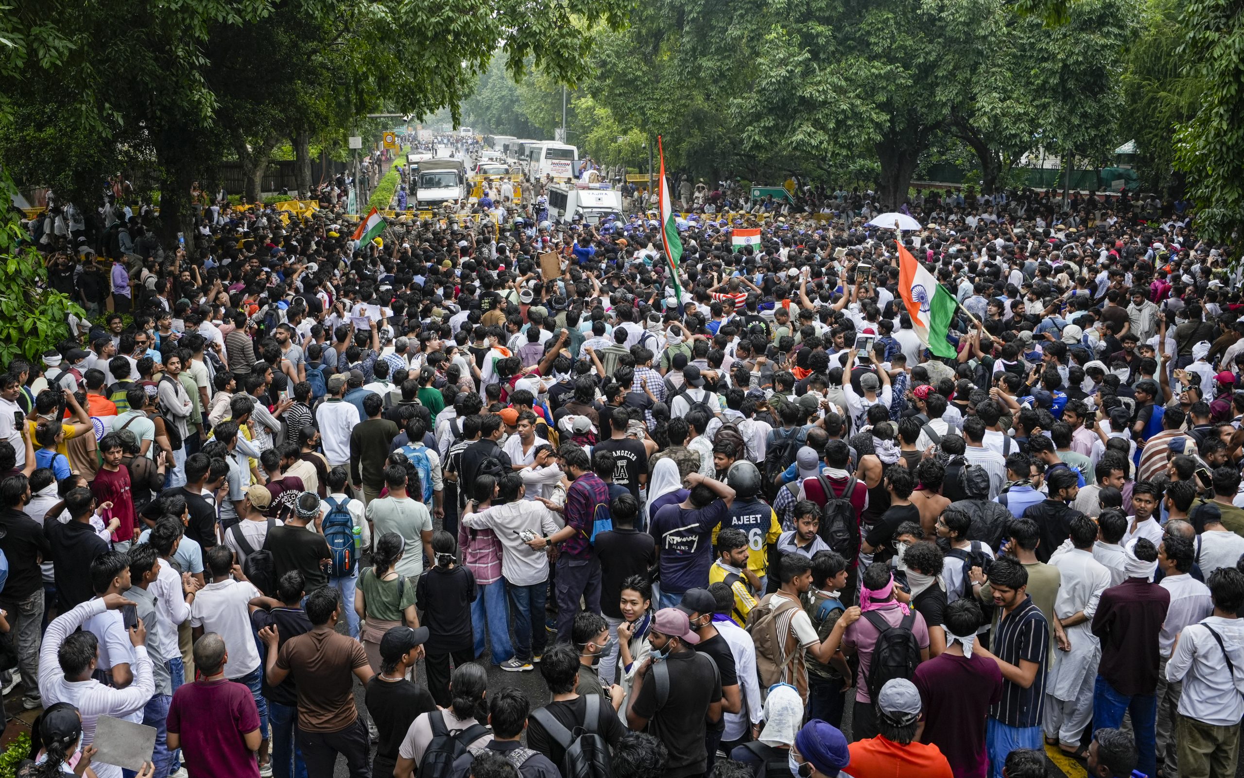 Image of Protest against CEC in Delhi