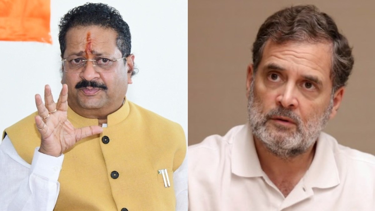 Image of Yatnal with Rahul Gandhi