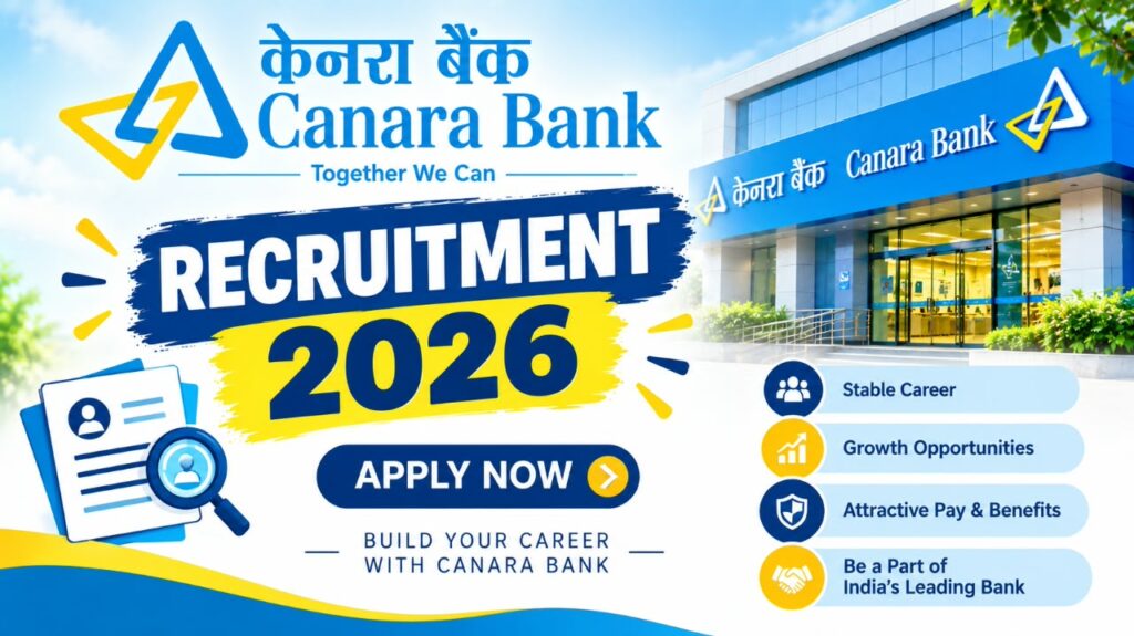 Canara Bank Recruitment 2026: Apply Online for 3,500 Graduate Apprentice Posts