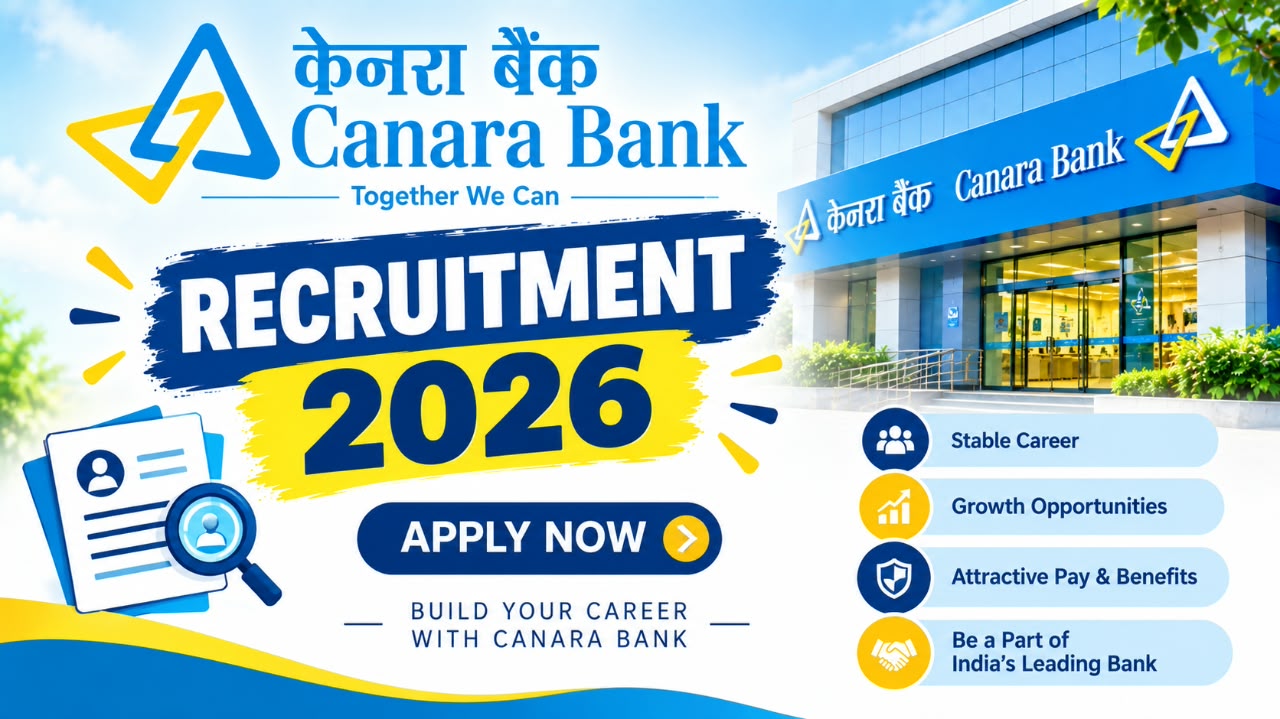 Canara Bank Recruitment 2026: Apply Online for 3,500 Graduate Apprentice Posts