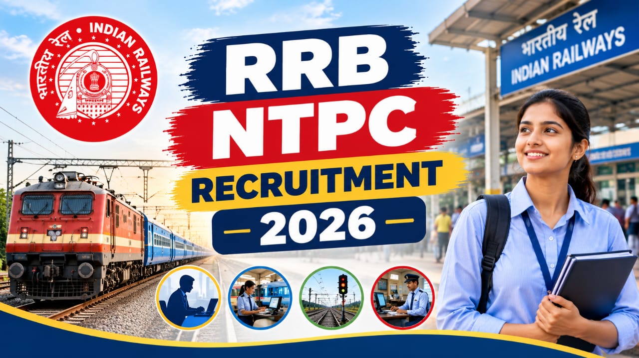RRB NTPC Recruitment 2026: Apply Online For 3548 Graduate Posts