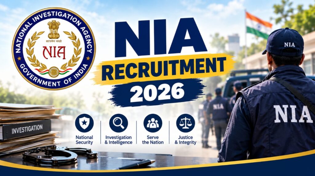 NIA Recruitment 2026: Apply For 50 Ministerial Staff Posts On Deputation