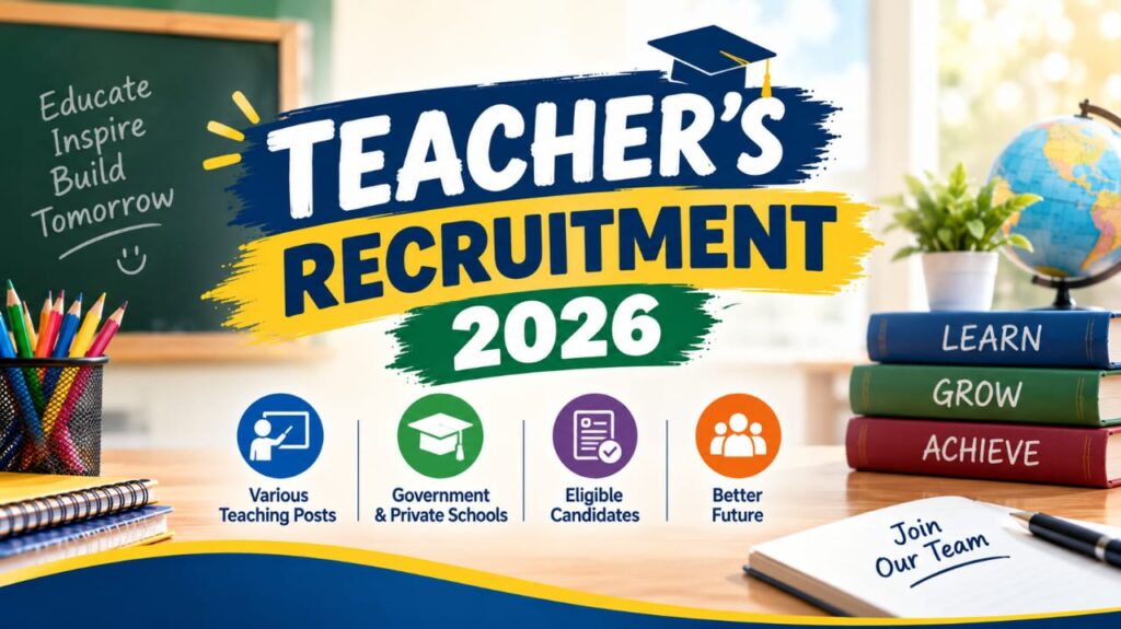 Teachers Recruitment 2026: Online Application Deadline Extended To Nov 16